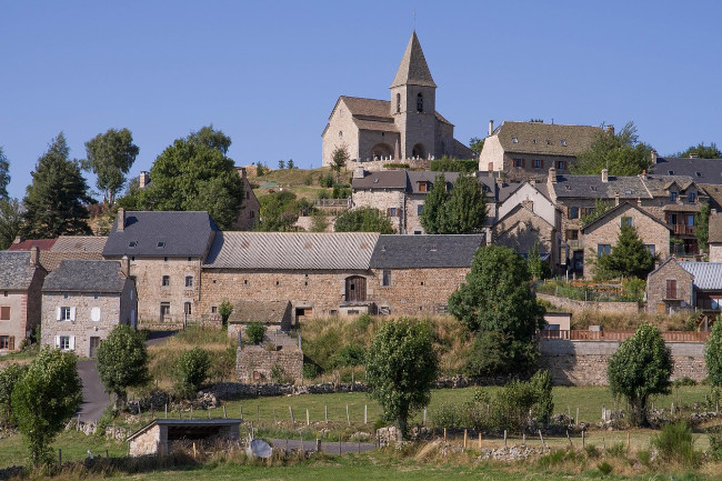 France, Lozère, Village