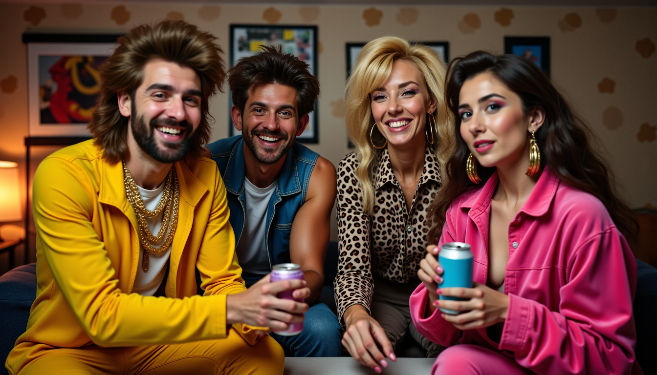 soirée à thème, déguisement beauf, idées déguisement, déguisement pas cher